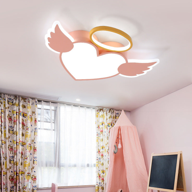 Children's Lamp Eye Protection Cartoon led Ceiling Lamp Boys Girls Kindergarten Lamp Iron Art Room Bedroom Lamp Wholesale