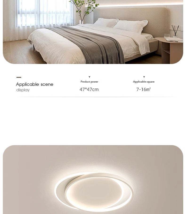 LED Ceiling Bedroom Light Internet Celebrity Light Luxury Living Room Light Simple Modern Elegant Room Study Dining Room Balcony Lighting