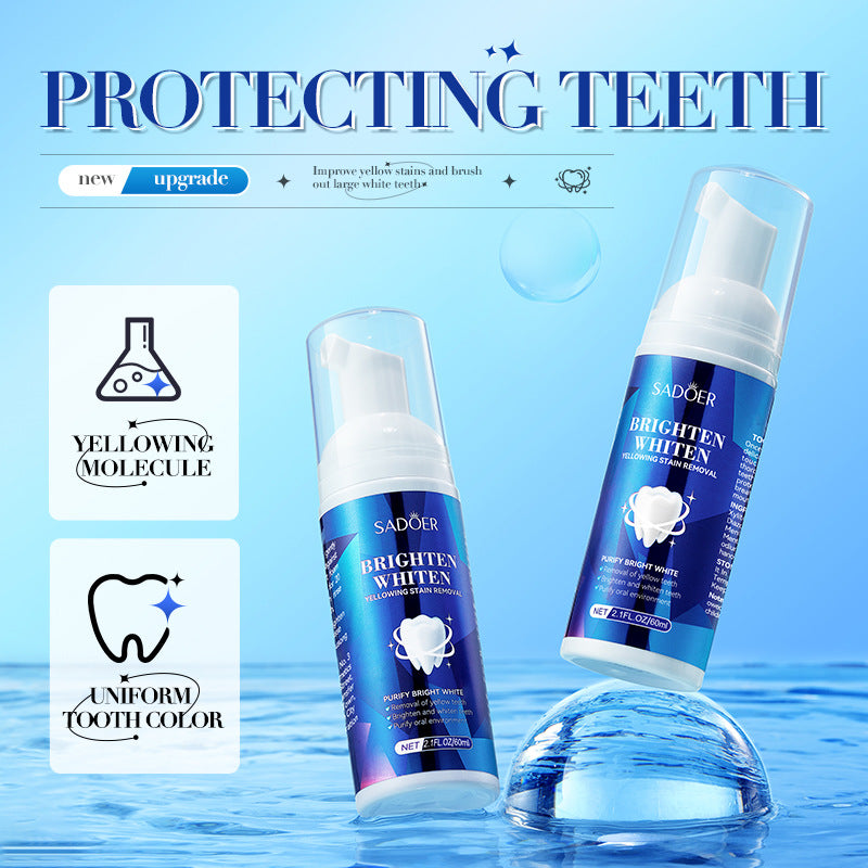 Full English Teeth Cleaning Mousse60mlSADOER Clean Tartar, Gum, Teeth, Oral Care,  Foreign Trade Wholesale