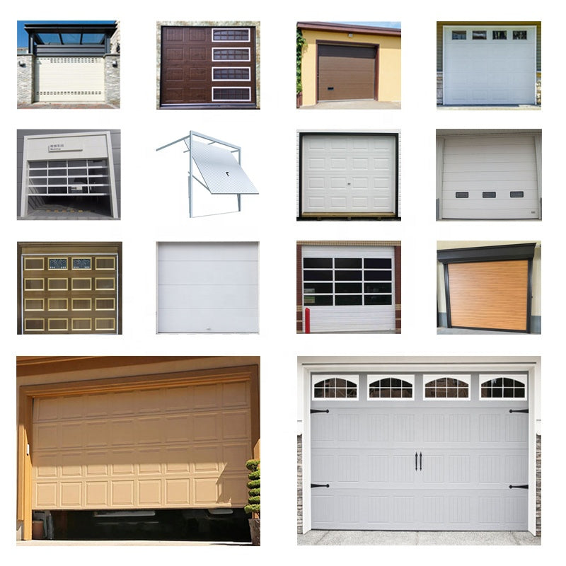 Multifunctional Automatically Door Panels Electric Garage Doors Car Park Auto Gate