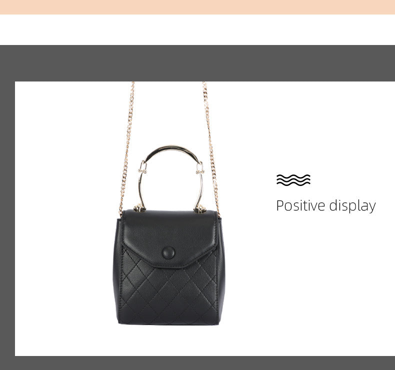 New Fashion Single Shoulder Bag for Women, Large Capacity Small Square Bag, Versatile Chain Handbag, Single Shoulder Crossbody Commuter Bag