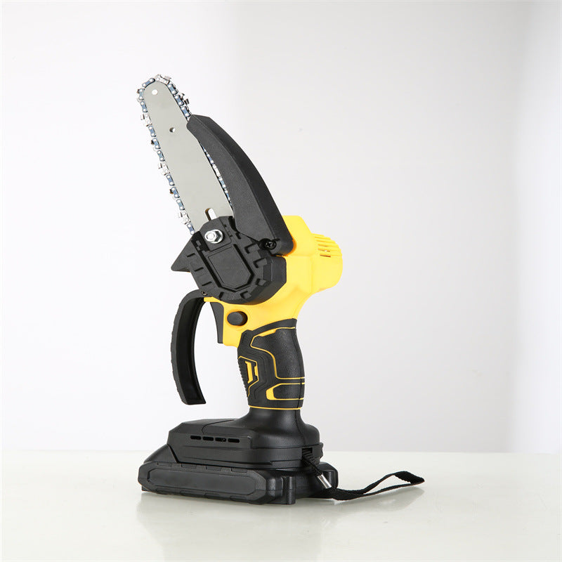 Lithium Battery Mini Household Portable Chainsaw Rechargeable Handheld High-Power Garden Pruning Saw Electric Chain Saw