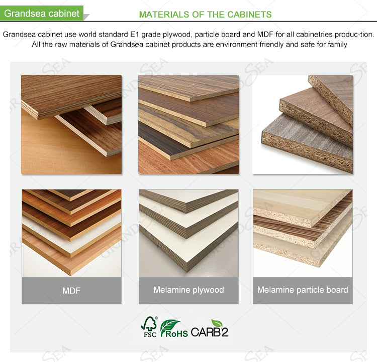 Free Design China Made Ready to Assemble Modular Kitchen Cabinet Furniture Modern Black Kitchen Cabinets Wooden