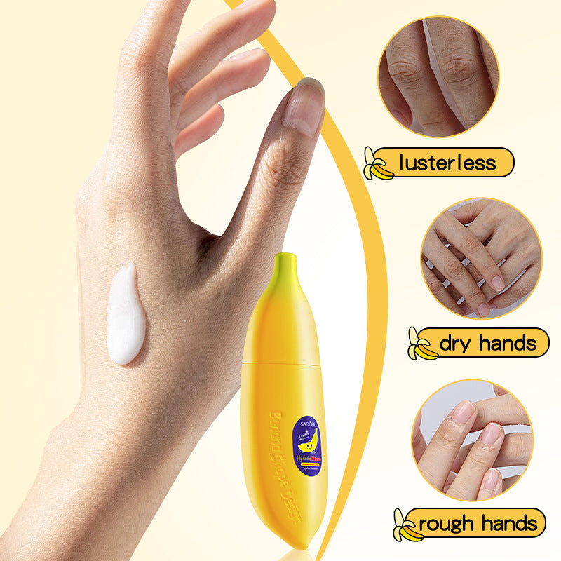 Banana Squalane Hydrating Hand Cream SADOER Autumn and winter nourishing hand cream cross-border foreign trade wholesale