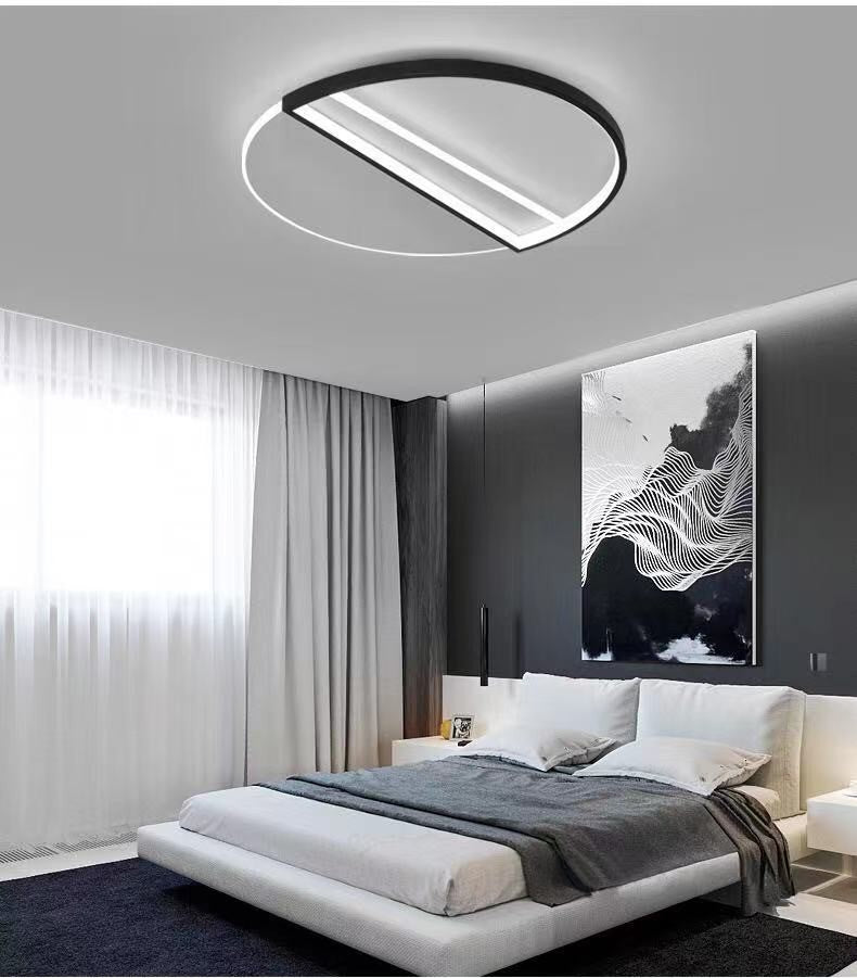 2025New Simple Modern Style led Ceiling Lamp Round Room Light Fixture Nordic Style Master Bedroom Dining Room Home Light Fixture