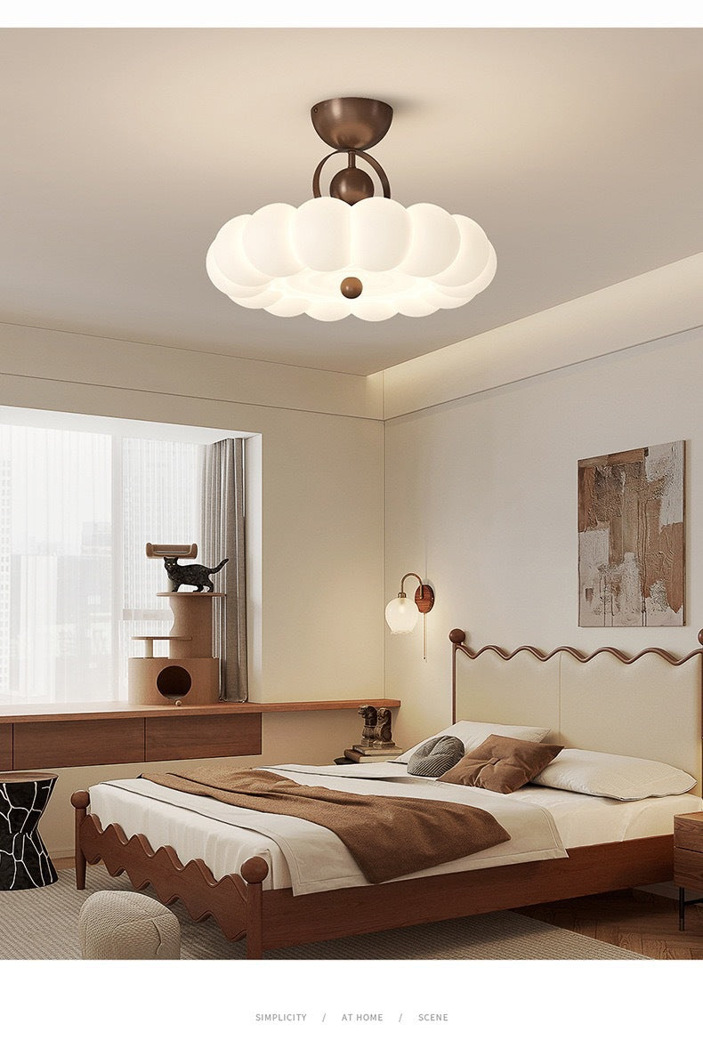 Bedroom Ceiling Light French Vintage Cream Master Bedroom Room Lighting Full Spectrum Eye Protection Modern Simple Study Light