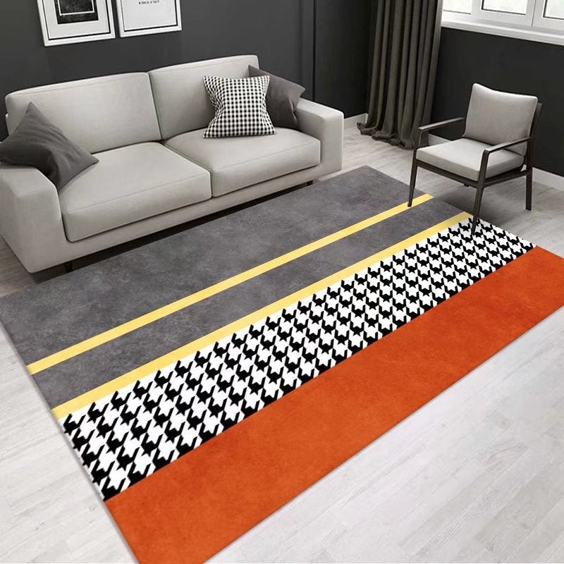 Crystal Velvet Carpet Home Carpet Simple Nordic Classical Office Carpet Full Coverage Bedside Rug Living Room Carpet