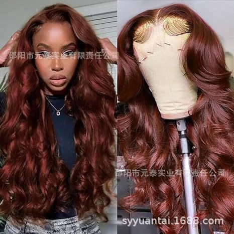 13x4HoneyBlondeLaceFrontWigsSyntheticBodyWaveWigs Long Curly Hair