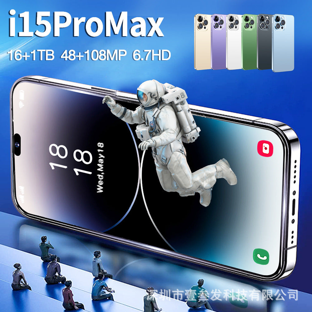 New Mobile Phone i15 Pro MAX 16+1TB HD Large Screen In Stock Android New Smartphone