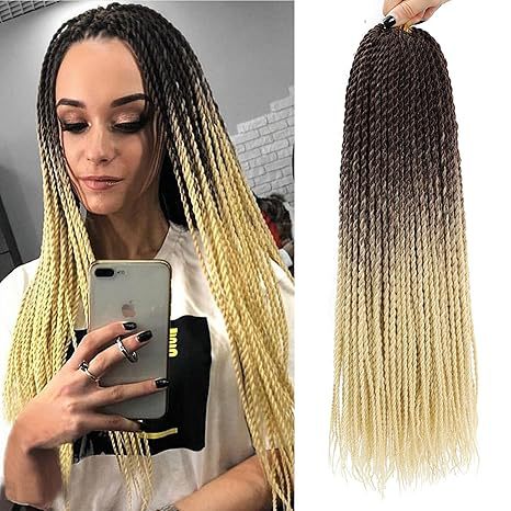 TEMU Hot Selling Export Wig Two Strands Fine Synthetic Wig Two detailed distinction