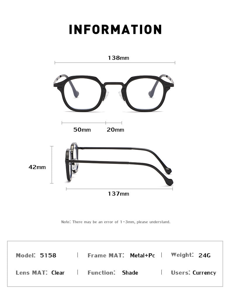 New Fashion Small Frame Sunglasses for Men, European and American Classic Retro Sunglasses, Steampunk Trendy High-End Glasses for Women