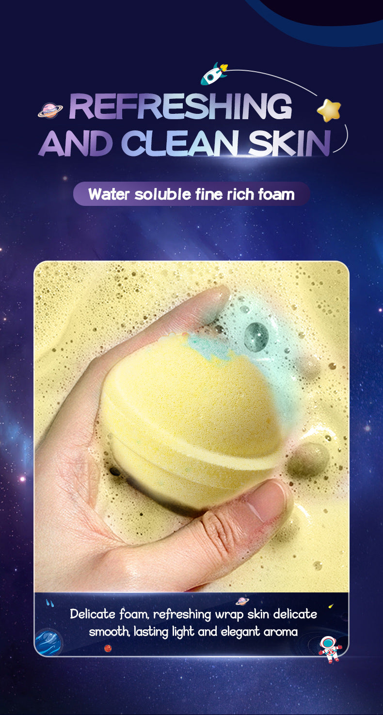 Full English Planet Bath Salt Ball120g SADOER Clean Fragrance Bath Ball  Wholesale