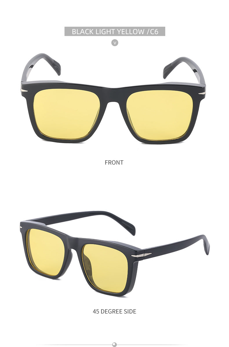 Square Frame Sunglasses for Women High-End European and American Style Internet Celebrity Same Style Mountaineering Sunglasses for Men Trendy shades Wholesale Eyewear