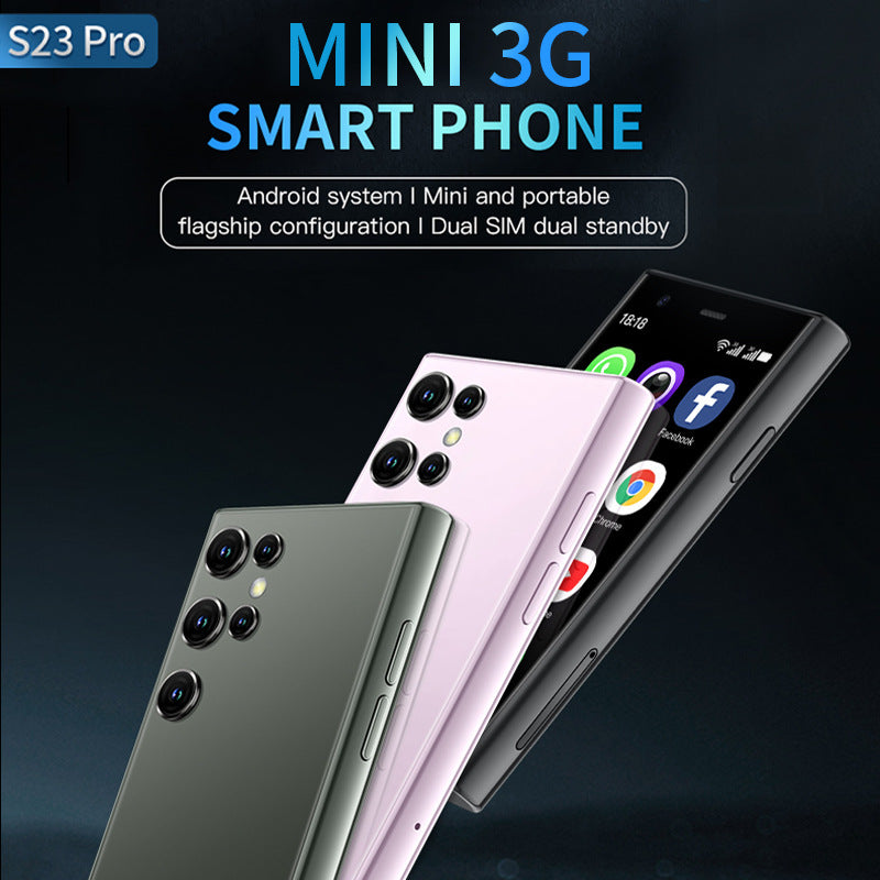 Hot Sale S23Pro Mini Smartphone2+16Dual SIM Dual Standby Android mini Mobile Phone