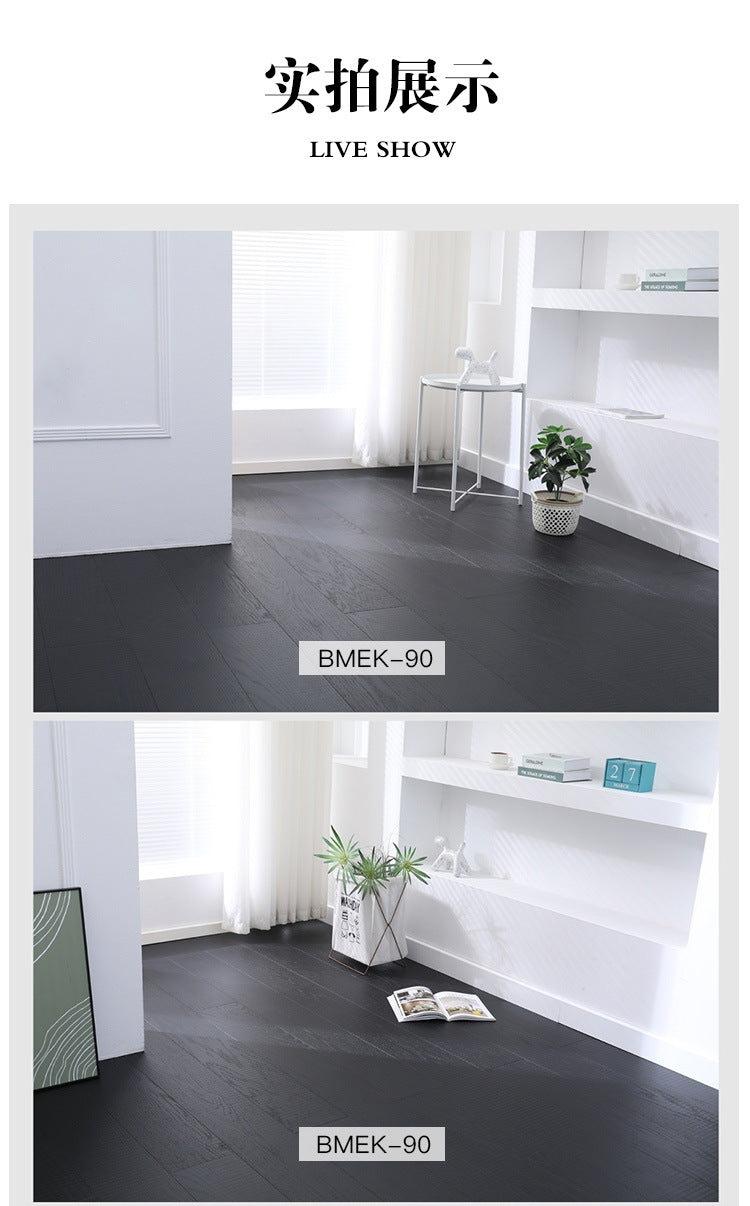 1.9North American Oak AB3.0mm Pure Three-Layer Solid Wood Composite Flooring, Floor Heating, Moisture-Proof, Locking Three-Layer Flooring