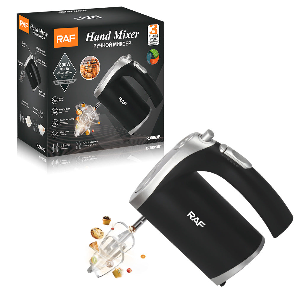 RAF EU Standard Baking Small Cake Mixer Automatic Egg Beater Cream Egg Beater Electric R.6663