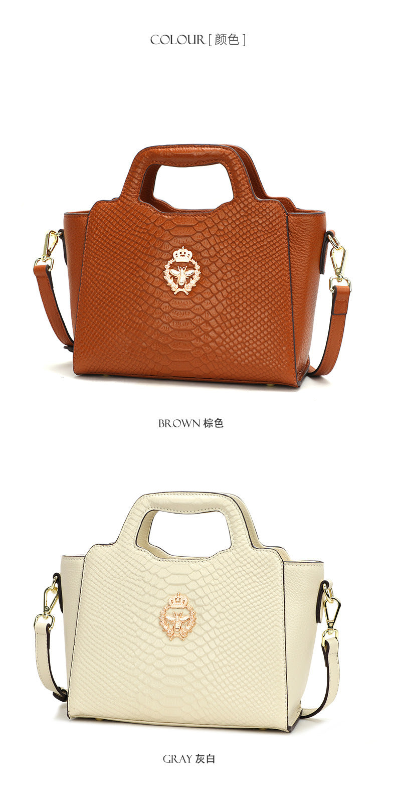 Spring and Autumn New European and American Fashion Women's Bag Fashion Handbag Large Personality Niche Versatile Handheld Crossbody Women's Bag