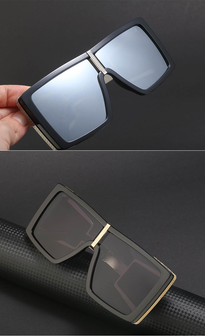 New Steampunk Style Sun Protection Sunglasses for Women, Full Coverage, Men's Trendy European and American Wholesale