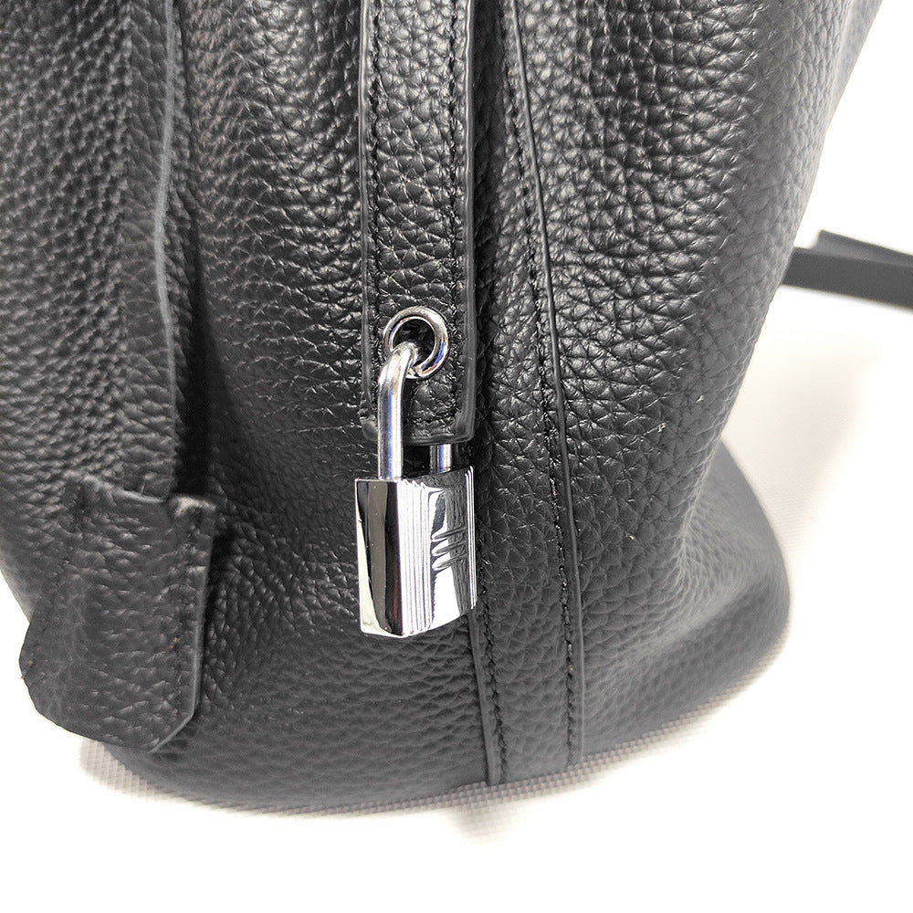 Women's Basket Bag2025New High-End First Layer Cowhide Bucket Bag Casual Handheld Women's Tote Bag Trendy