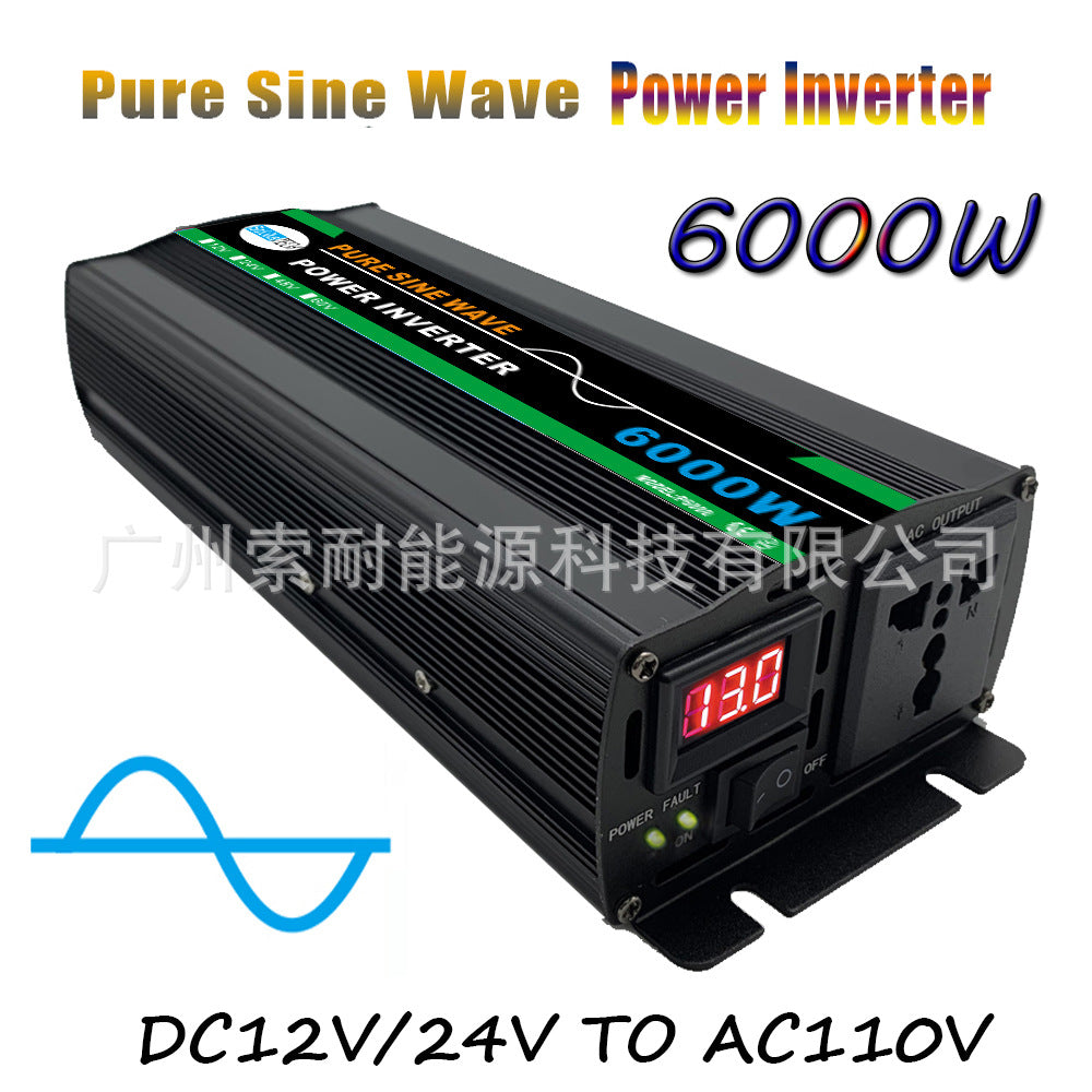 Automotive Pure Sine Wave Inverter1000W Outdoor Adapter Converter12V24V48V60V Turn110V220V