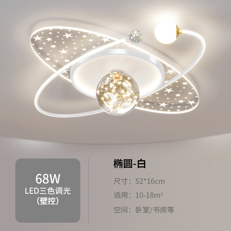 Nordic Bedroom Ceiling Light Modern Simple Creative Geometric Master Bedroom Room Lighting Design Water Ripple Ceiling Light