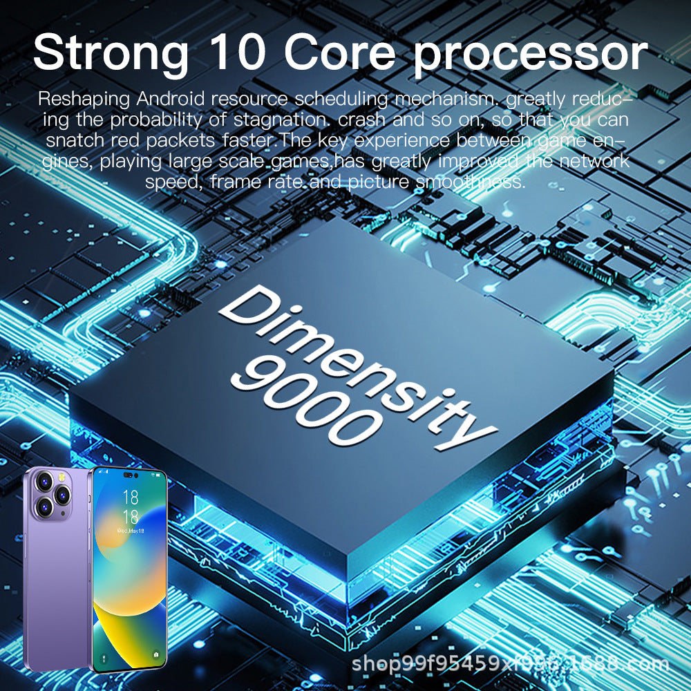 Xidian New Model Exclusive Supply i14promax True4G 3+64G Android6.7Large Screen Smartphone