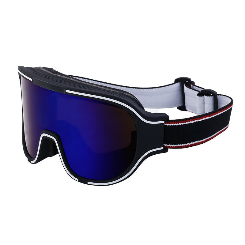 Fashion Large Frame Integrated Sunglasses for Women Trendy Sports Outdoor Cycling Windproof Coldproof Anti-fog Ski Goggles for Men