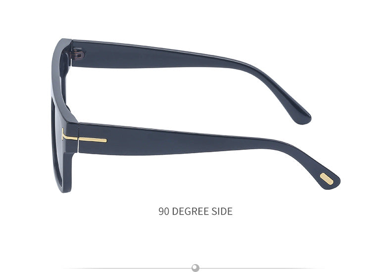 European and American retro women's sunglasses T Square Frame Sunglasses for Women Trendy Glasses Wholesale sunglasses