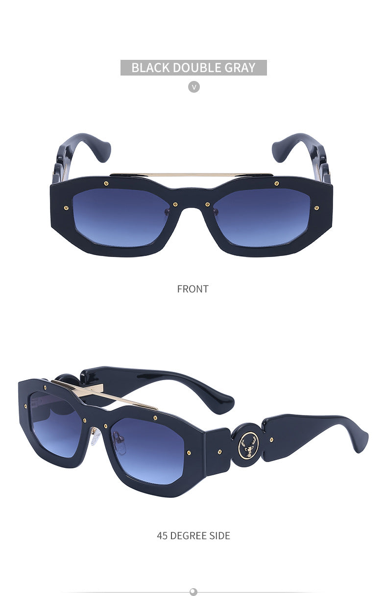 European and American Small Frame Sunglasses for Women UV Protection European and American Internet Celebrity Sunglasses for Women INS Wholesale