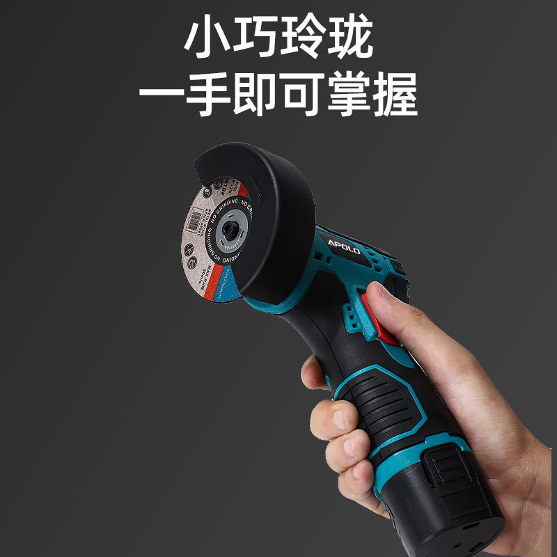 31-inch Lithium Electric Polishing Machine Hand Drill Set Mini Multi-functional Handheld Cutting Machine12V Rechargeable Angle Grinder