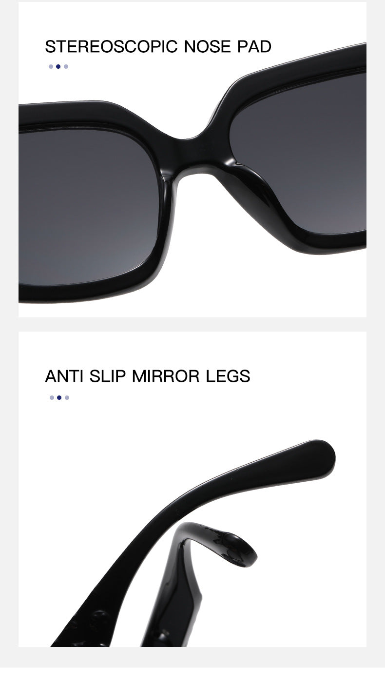 2025New European and American Fashion Square Frame Sunglasses for Women High-end Sunglasses Wholesale sunglasses