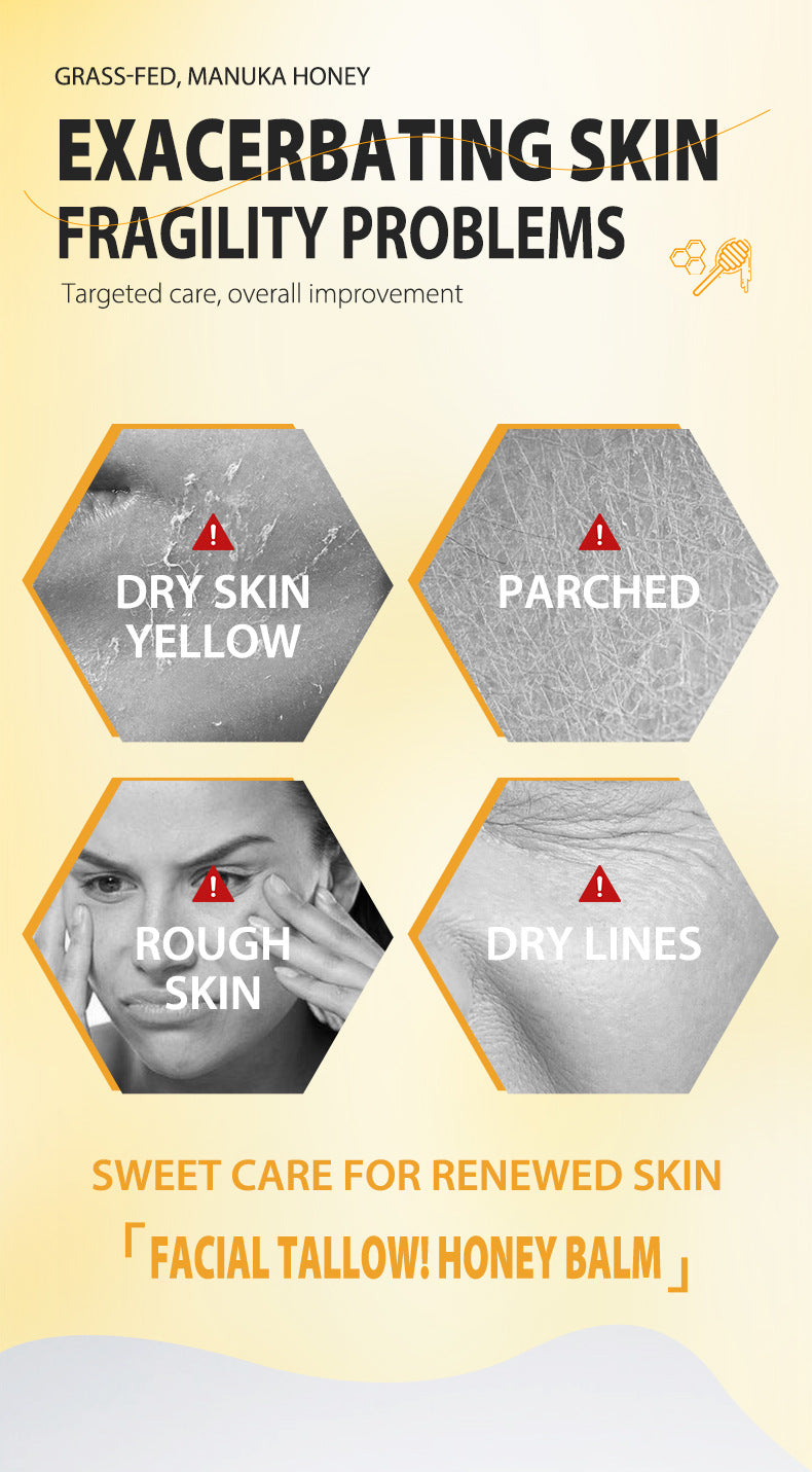 In Stock Fresh Cream Manuka Honey Vanilla Organic Face Cream Moisturizing Cream Body Lotion Skincare Lip Balm