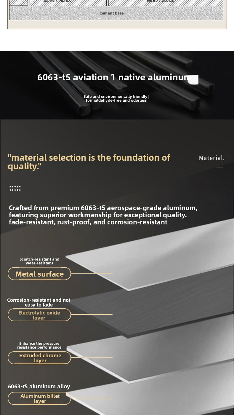 Aluminum alloy wood grain L Right-angle ultra-narrow wood flooring edge trim strip7Door threshold edging trim, wardrobe corner fastener strip