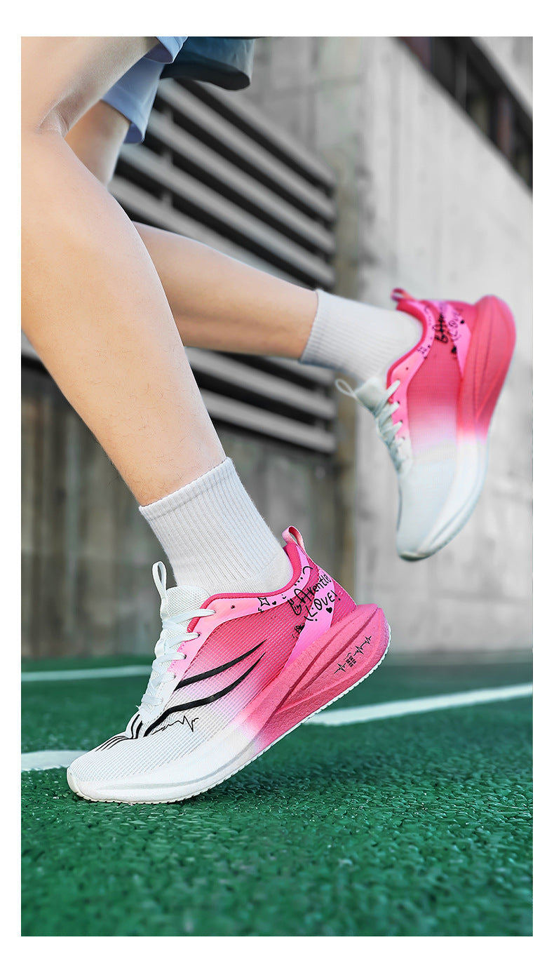 Autumn Winter New Style Feidian Carbon Plate Cushioning Rebound Sports Shoes Casual Fashion Men's Shoes Couple Breathable Comfortable Running Shoes