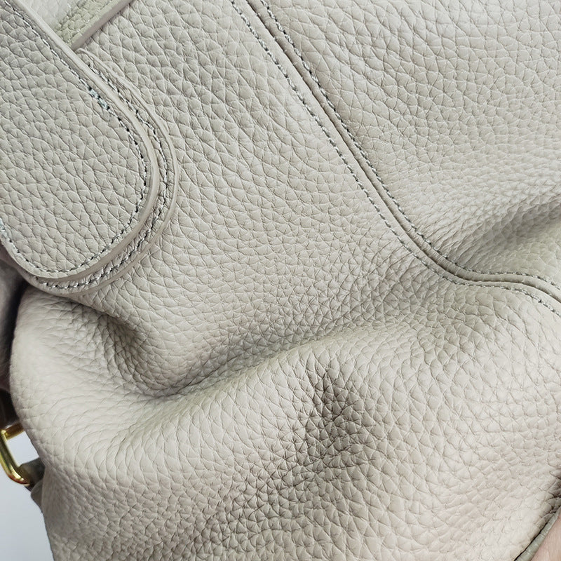 New Genuine Leather Women's Bag Large Capacity Top Layer Cowhide Handbag Crossbody Bag High-end Dumpling Bag Shiling Bag