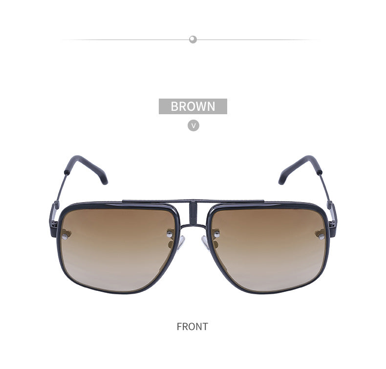 2025New Retro Square Frame Sunglasses for Men, High-End Driving Sun Protection Glasses shades