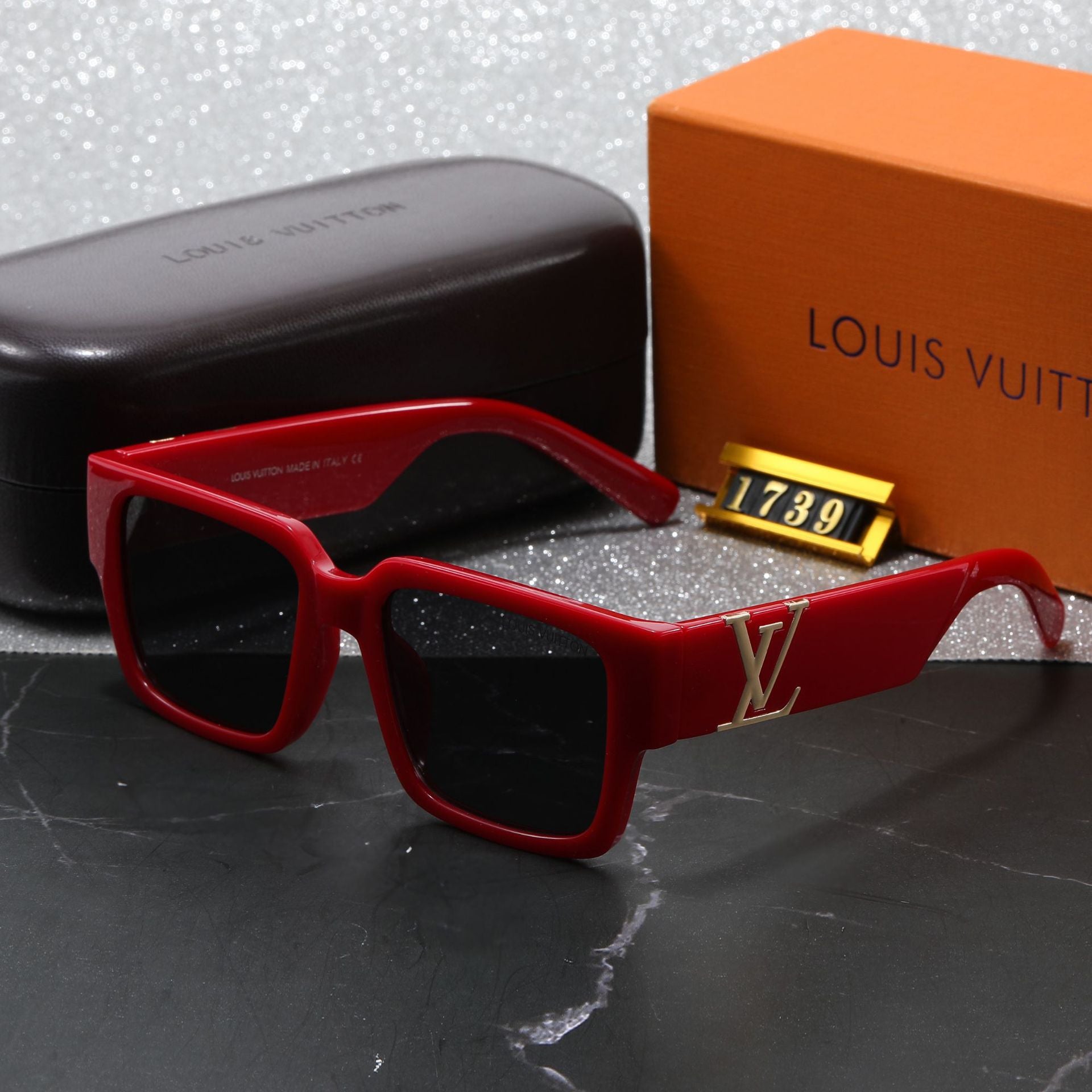 New Fashion Large Frame Square Lens Women's High-end Sunglasses European and American Trend Outdoor Sunshade Wholesale