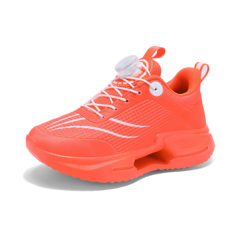 Children's New Shadow Boys' Running Shoes Casual Fashion Kids' Shoes Mesh Breathable Lightweight Non-Slip Wear-Resistant Sports Shoes