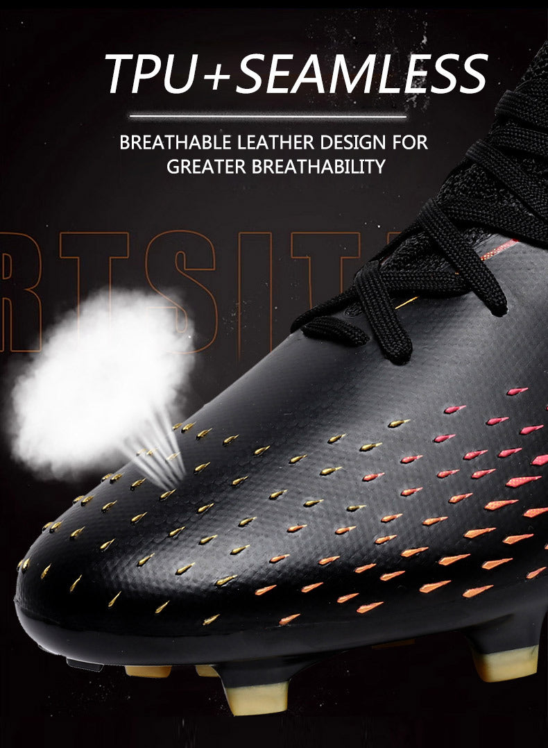 New Style Spike Soccer Shoes for Men, Students, Adults, Grass Training Long Spike Non-Slip Professional Competition Football Shoes
