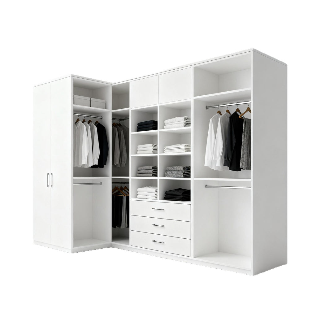 Foshan Guangzhou Whole House Custom Aluminum Alloy Home Bedroom Cloakroom Wardrobe Modern Minimalist Light Luxury Source Factory