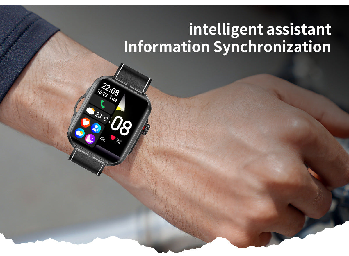 HDT11Ultra Smart Watch Bluetooth Call Music Healthy Sleep Flashlight Smart Bracelet