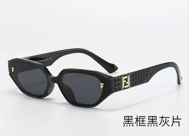 F New Style Square Frame Sunglasses for Women that Make Face Look Smaller ins Xiaohongshu Influencer Same Style Acetate Sunglasses FFM2150