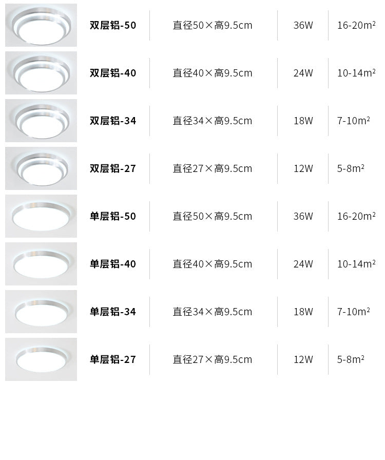 Acrylic LED Ceiling Lamp Master Bedroom Lamp Modern Simple Cozy Balcony Lamp Corridor Lamp Kitchen Lamp Entrance Lamp