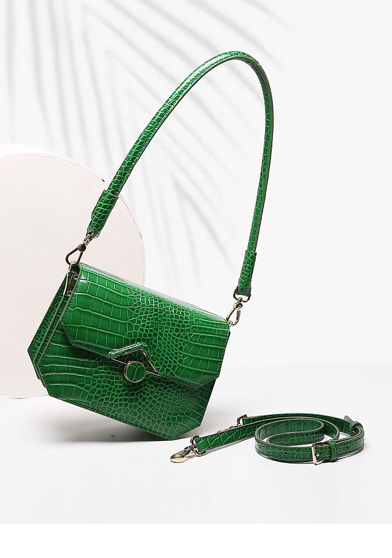 Women's Bag Summer New Crocodile Pattern Chain Bag Trendy Fashion Retro Personality Stylish Single Shoulder Crossbody Bag