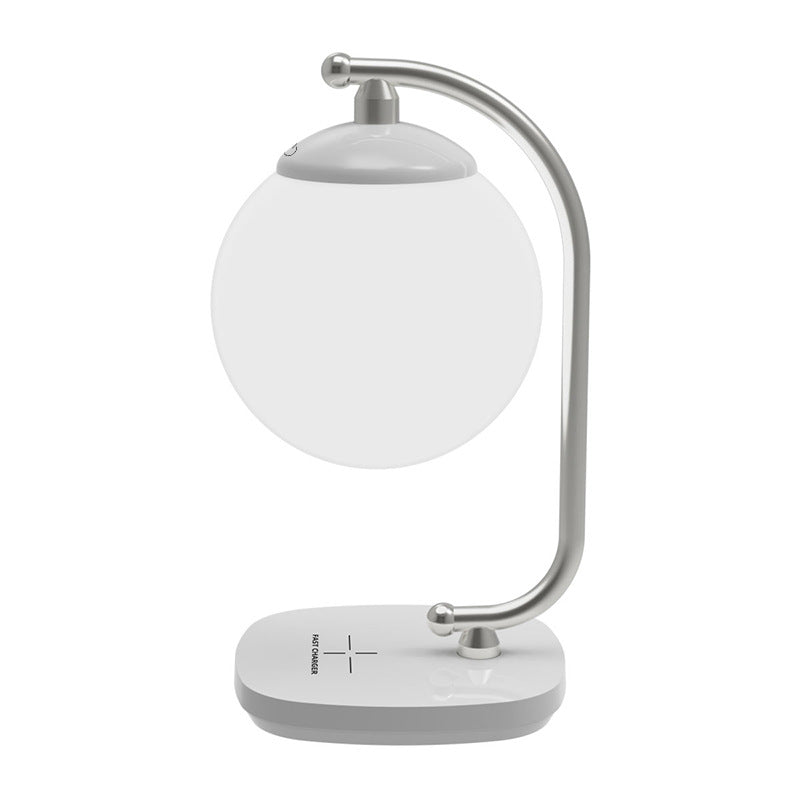 Creative Desk Lamp led Study Student Desk Lamp Wireless Charging Reading Desk Lamp Color Adjustment Moon Lamp Amazon Bestseller