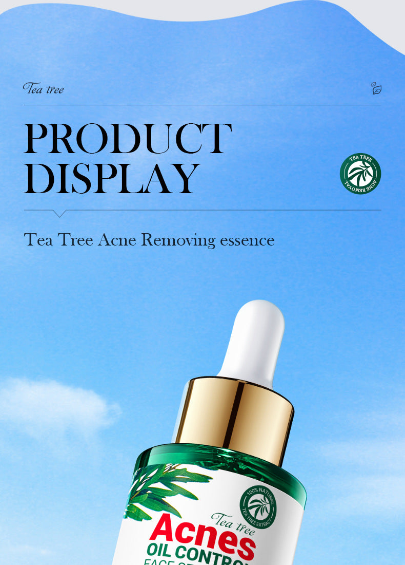 Full English Tea Tree Skincare Set SADOER Cleansing, moisturizing, hydrating five-piece set for  foreign trade wholesale