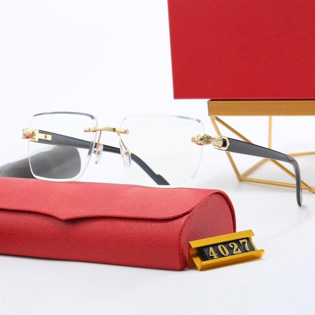 European and American Style Sunglasses Metal Sunglasses for Women Fashion UV Protection Outdoor Street Style Slimming