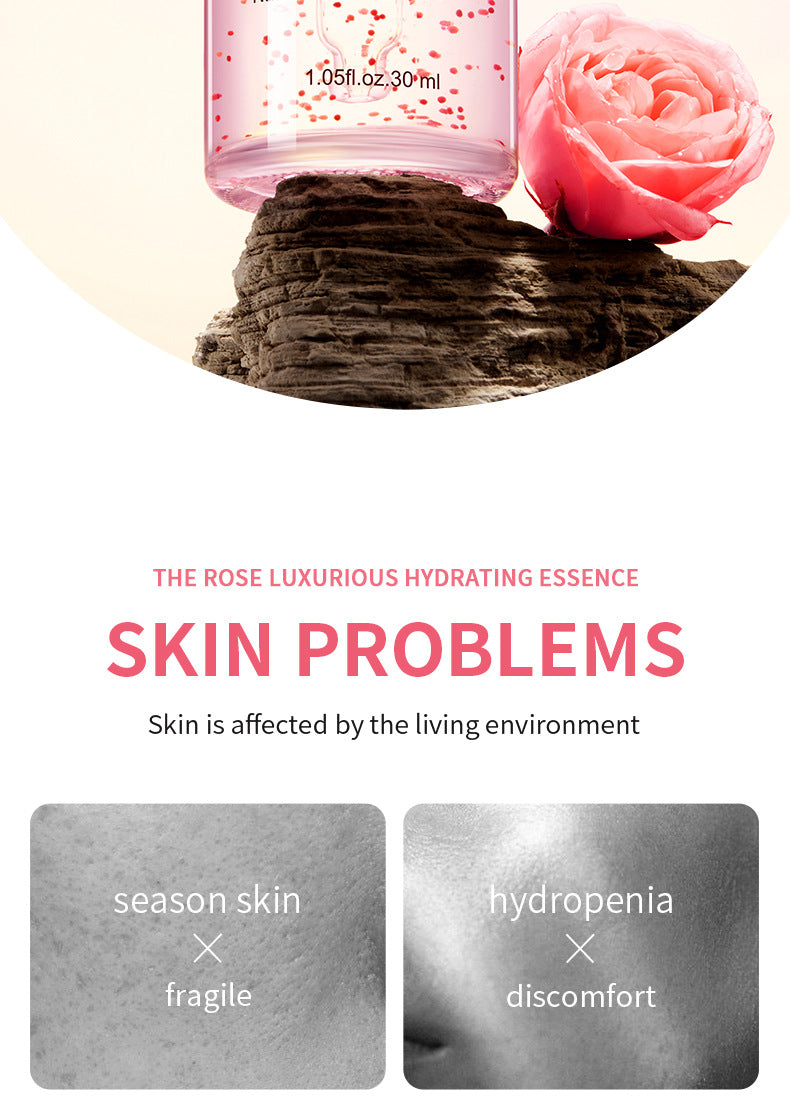 Full English Plant Essence Serum SADOER Aloe Vera Rose Chamomile Hydrating Moisturizing  Foreign Trade Wholesale