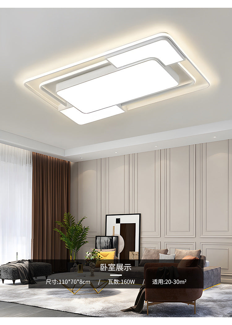 Master bedroom lamp ceiling lamp round room lamp simple modern home use led Nordic Style Study Lamp Cozy and Romantic