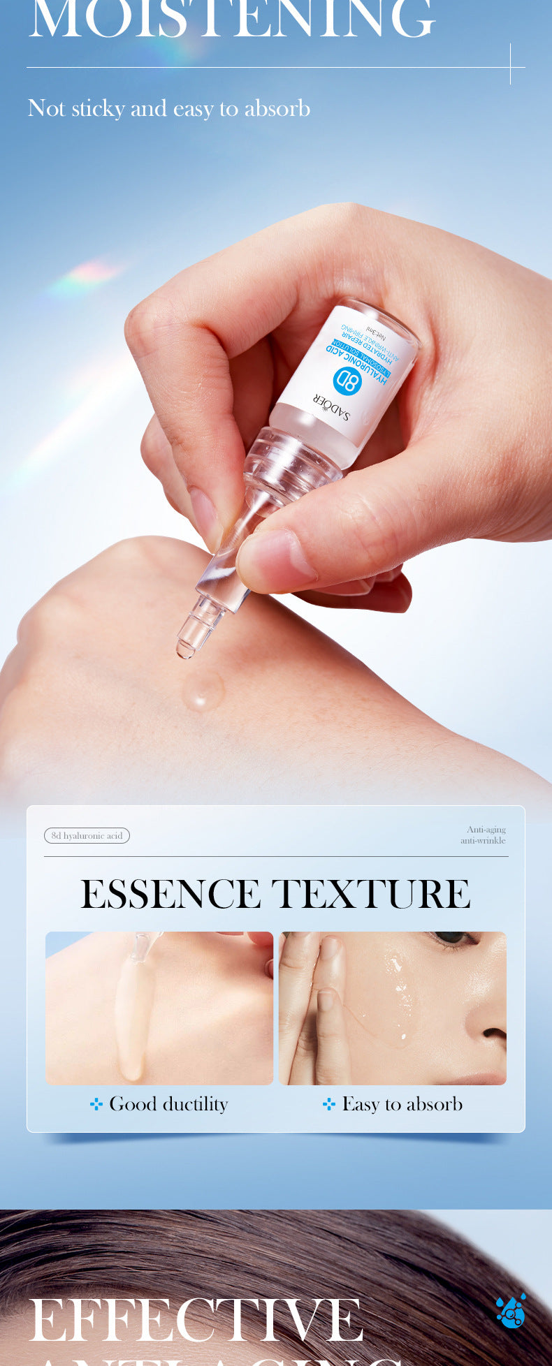 Cross-border Freeze-Dried Powder Combination Hydrating Moisturizing Skin Rejuvenation Nourishing Skin Freeze-Dried Powder Set Export Manufacturer Wholesale